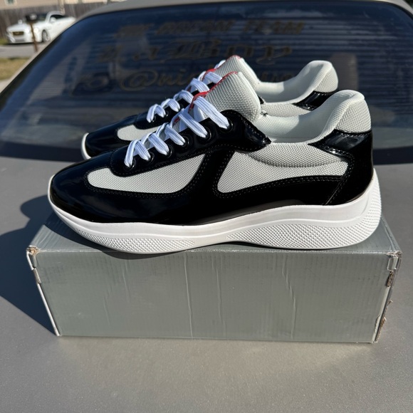 Prada Americas Cup Sneakers Size 9.5 Men 44 - Picture 3 of 9